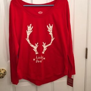 Brand new long sleeved Lady doe shirt